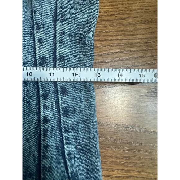 Vintage Paris Blues 90s Stonewashed Mock Neck Bodycon Backless Midi Dress - Picture 8 of 12